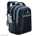 Polyester Backpack for Men & Women (Black)