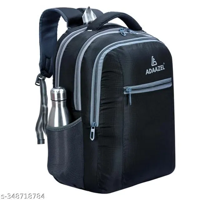 Polyester Backpack for Kids (Black)