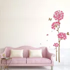 AVV Flowers Pink Dandelion Wall Stickers 95x160cm