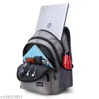Polyester Backpack for Men & Women, Grey