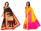 Khadi Silk Printed Saree for Women 