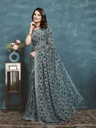 Georgette Printed Saree for Women 