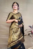 Banarasi Silk Zari Woven Saree for Women 