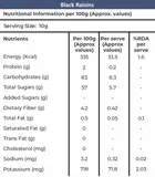 Khetika Afghani Black Raisins 200 g