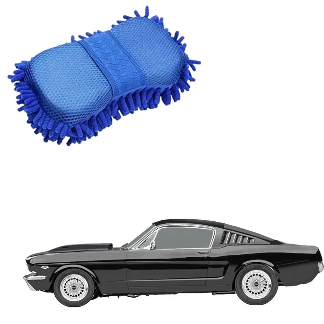 Microfiber Premium High Quality Car Cleaning Sponge (Multicolor)