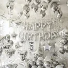 52 Pcs 5th Birthday Decoration kit, Multicolour, Set of 1