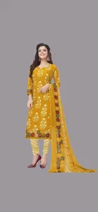 Unstitched Dress Material for Women & Girls 