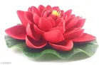 Polyester Artificial Lotus Flower 