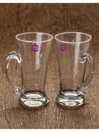 Afast 250 ml Tumbler Pilsner Glass Beer Mug With Handle Set Of 2