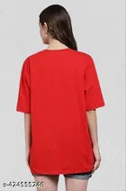 Cotton T-shirt for Women, Red 