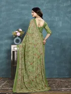 Georgette Printed Saree for Women 