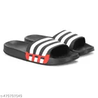 Sliders for Men (Black & Red, 6)