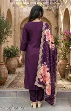Chanderi Silk Kurta Set for Women 
