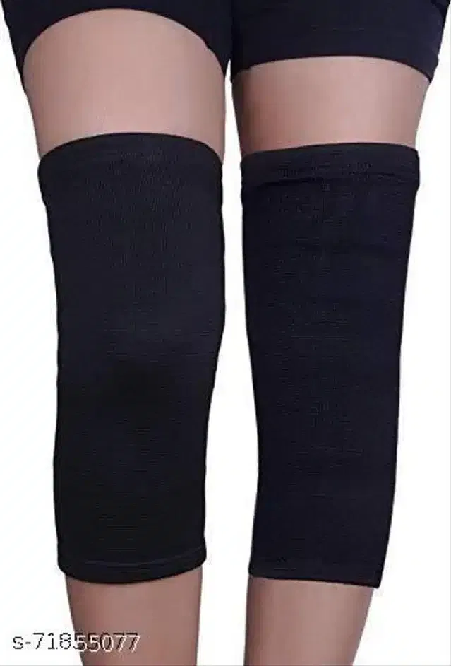 Woolen Knee Protector (Black)