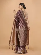 Jacquard Zari Woven Saree for Women 