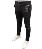 Lycra Solid Trackpant for Men 