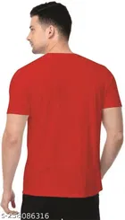 Poly Blend Printed Round Neck T-Shirt for Men 
