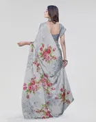 Chiffon Printed Saree for Women 