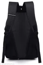 Nylon Backpack for Men & Women, Black
