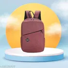 Polyester Backpack Bag, Red