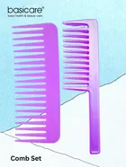Basicare  Wide Tooth Detangling Comb Pack of 2