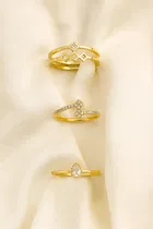 Gold Plated Rings for Women 