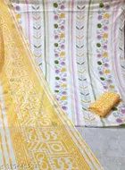 Cotton Printed Unstitched Dress Material for Women 