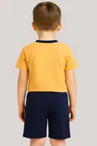 Cotton Blend Printed Clothing Set for Boys 