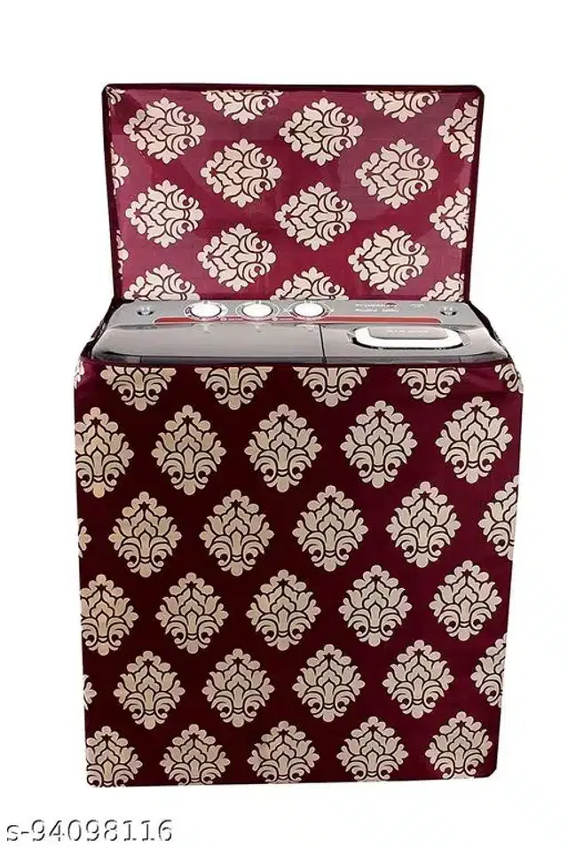 Polyester Washing Machine Cover (Multicolor)
