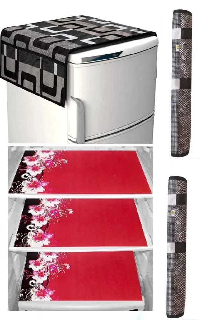 Refrigerator Covers (Black) (A-67)