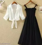 Poly Crepe Dress for Women 