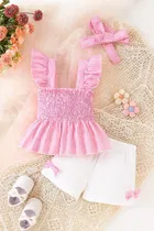 Rayon Solid Clothings Set for Girls 