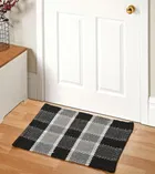 Cotton Doormat, Pack of 2, Black 