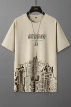 Round Neck Printed T-Shirt for Men 