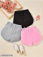 Cotton Blend Shorts for Girls 