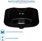 Suryaviva Sandwich Maker - 750W Power, Non-Stick Plates, Adjustable Thermostat, Grill & Toast  