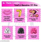 37 Pcs 7th Birthday Decoration kit, Multicolour, Set of 1