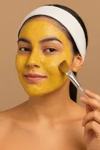 Orange Peel Face Pack With Gulab Jal & Applying Brush Pack Of 3