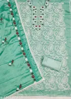 Chanderi Cotton Unstitched Suits for Women 