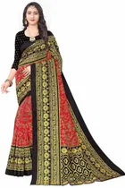 कानूड़ा प्रिंट्स फैंसी विमेंस मैसूर आर्ट सिल्क प्रिंटेड साड़ी 