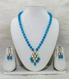 Alloy Necklace with Earrings for Women 