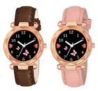 Designer Leather Analog Watch for Women & Girls 