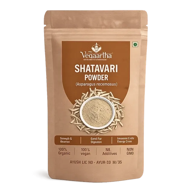 वेदार्थ जैविक शतावरी पाउडर,100 g