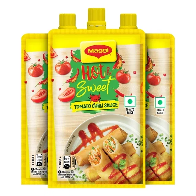 मैगी हॉट एंड स्वीट टोमेटो मिर्च सॉस 3X75 g (पैक ऑफ 3)
