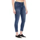 Denim Straight Fit Jeans For Women, Blue 