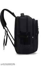 PRAYER BAGs  48L Black Laptop Backpack with 5 Compartment, Bottle Pocket, Front Pocket|Fits upto 17Inch Laptop Bag |Business, College, School Backpack|Casual Daypacks|Durable Backpack for Men & Women trendy men backpack