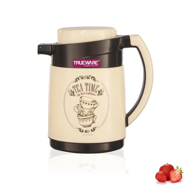 Trueware Ruff Tuff 750 ml Plastic Flask (Pack of 1, Black)
