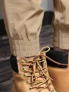 Cotton Blend Solid Trackpant for Men, Beige 