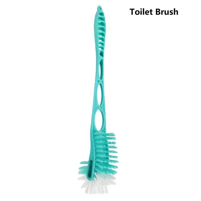 Klen Shine Plastic Toilet Brush (20Inch, Sea Green)
