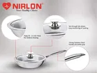 Stainless Steel Frying Pan with Glass Lid 